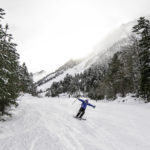 Piste du lac de Gaube, Cauterets, le dimanche le 24 novembre.