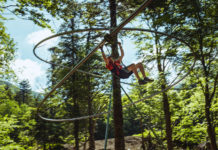 Tourisme 4 saisons : la station de ski du Mont d’Or inaugure sa tyrolienne à virages
