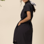 FJALLRAVEN X SPECIALIZED DRESS BLACK ACTIONS PIC