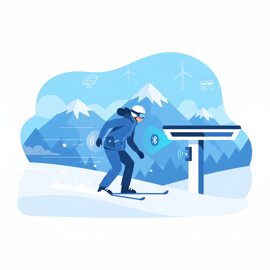 SCV Skipass Bluetooth Low Energy